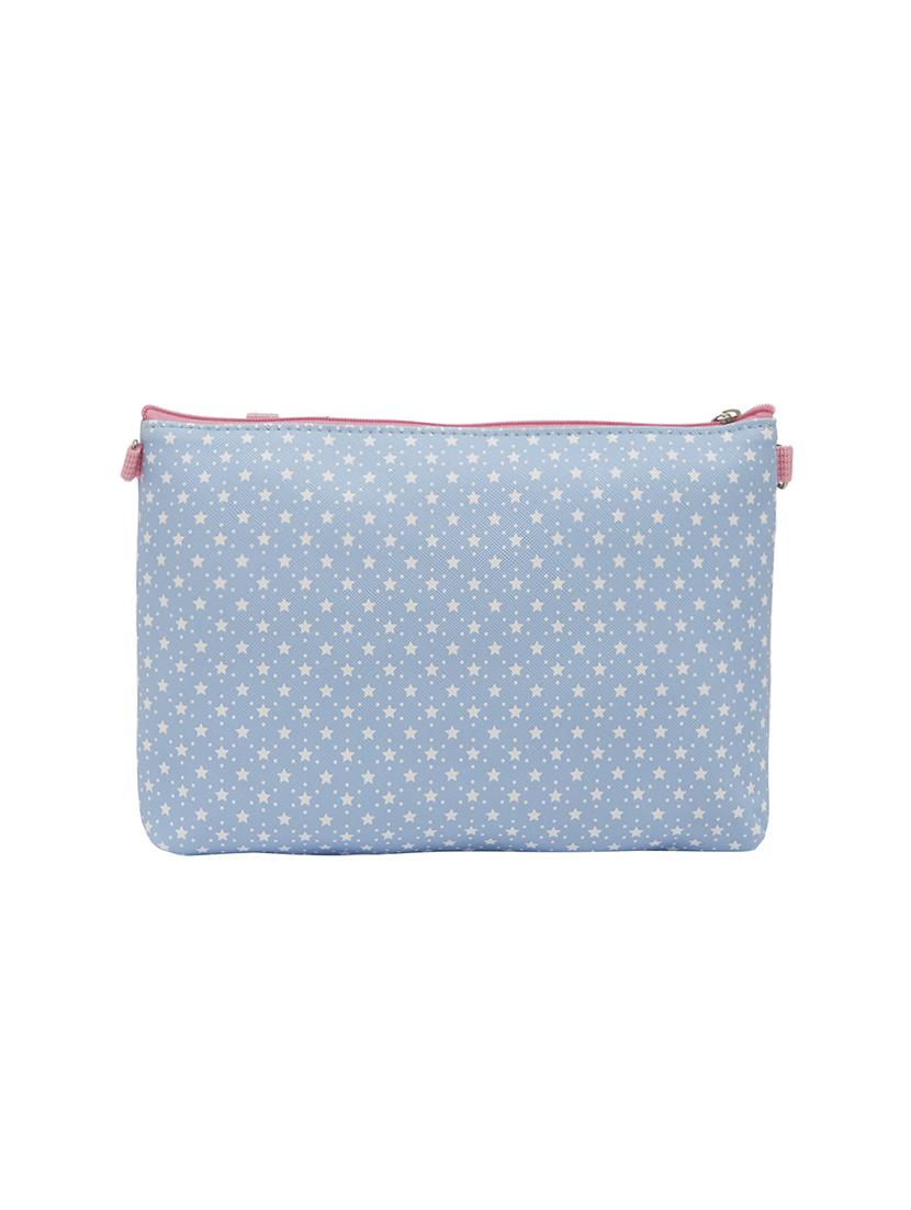 blue leatherette regular sling bag - 13829765 - Standard Image - 1