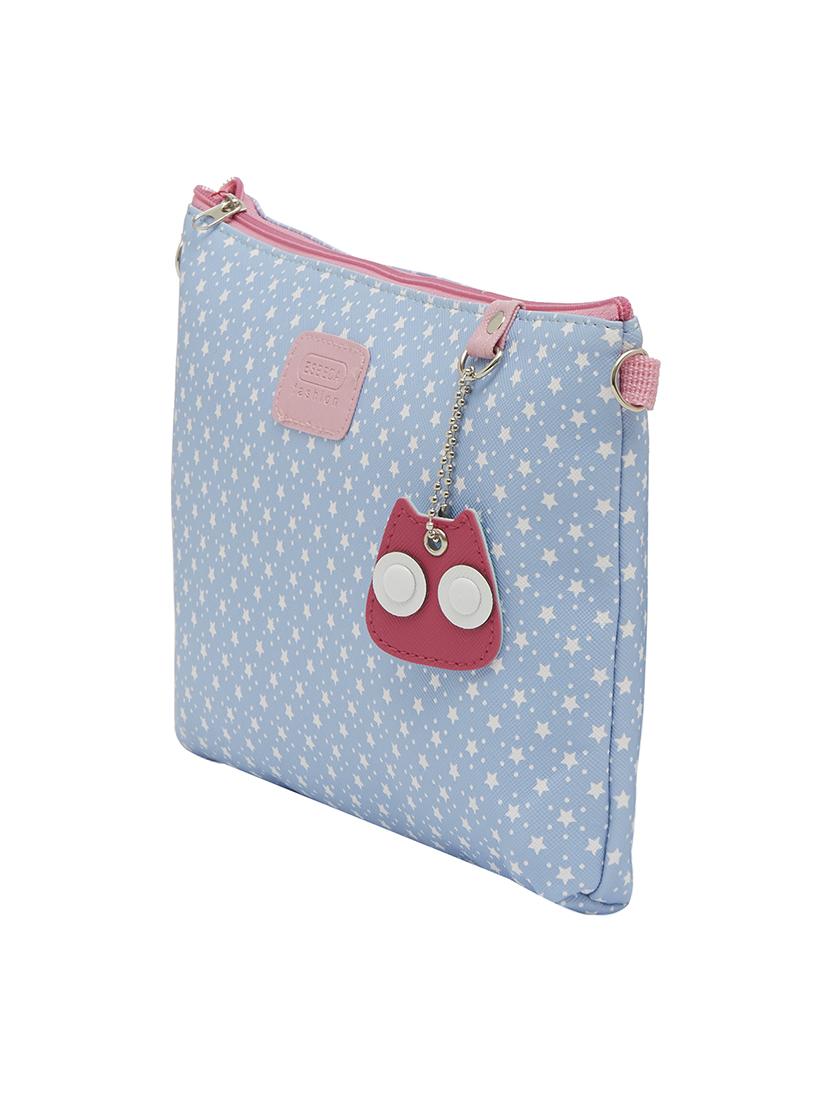 blue leatherette regular sling bag - 13829765 - Standard Image - 4