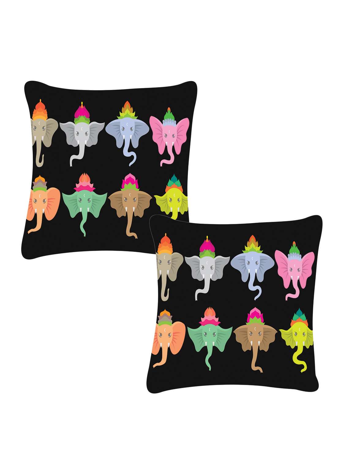 ambbi collection digitally religious printed set of 2 cushion cover