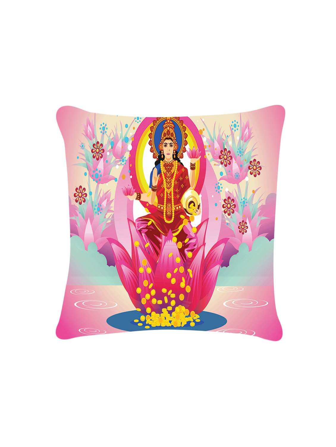 ambbi collection digitally religious printed cushion cover