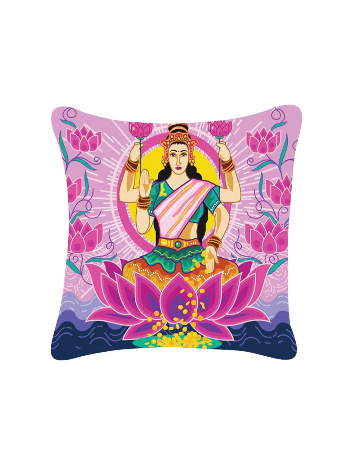 ambbi collection digitally religious printed cushion cover