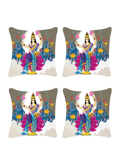 ambbi collection digitally religious printed set of 4 cushion cover - 13834804 - Standard Image - 0