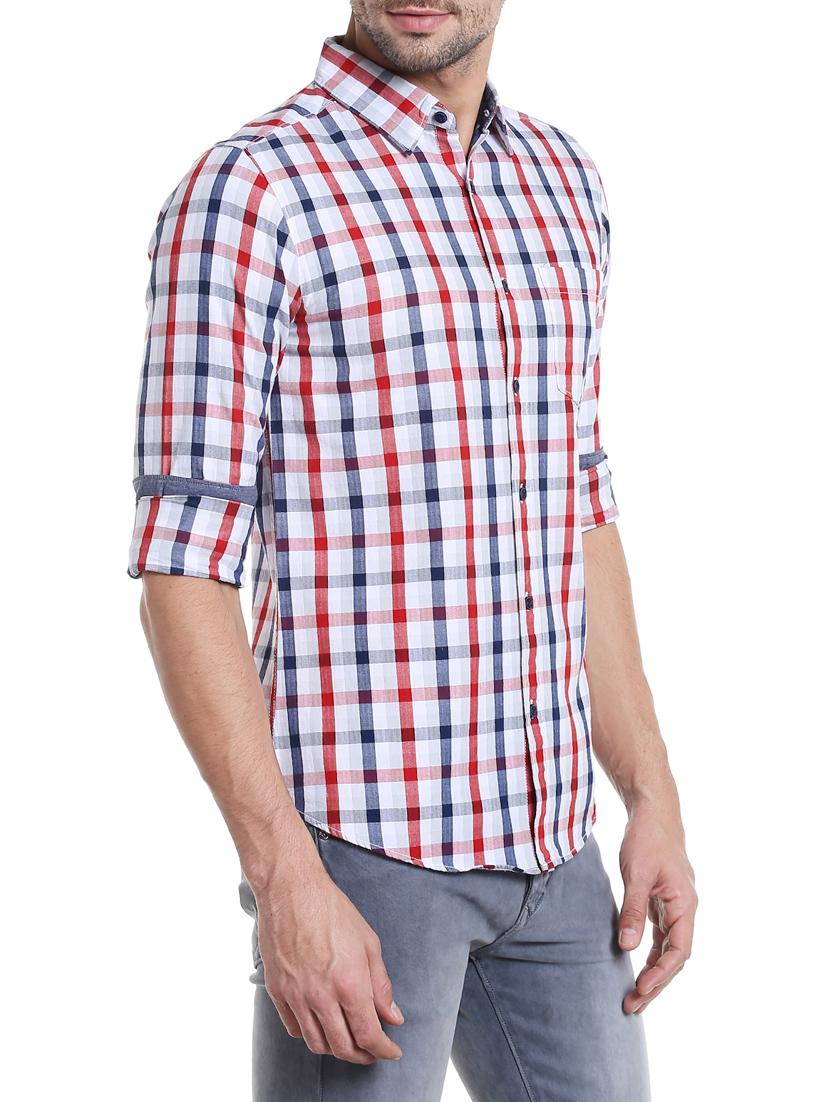 white cotton casual shirt - 13834855 - Standard Image - 1