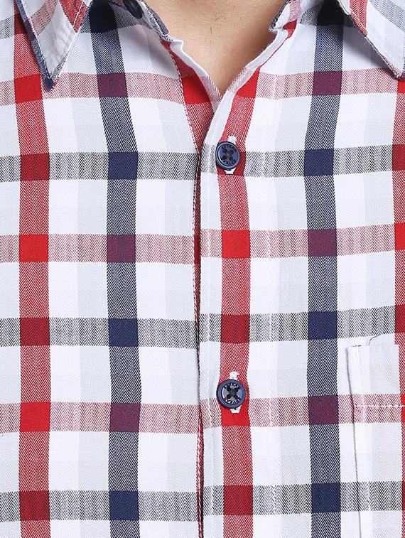 white cotton casual shirt - 13834855 - Standard Image - 4