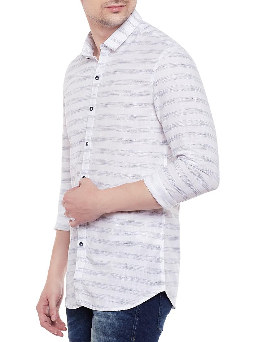 white cotton casual shirt - 13834878 - Standard Image - 1