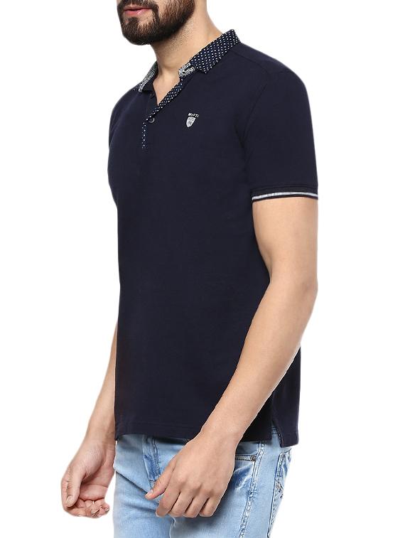 blue cotton t-shirt - 13834934 - Standard Image - 1