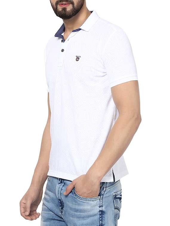white cotton t-shirt - 13834945 - Standard Image - 1