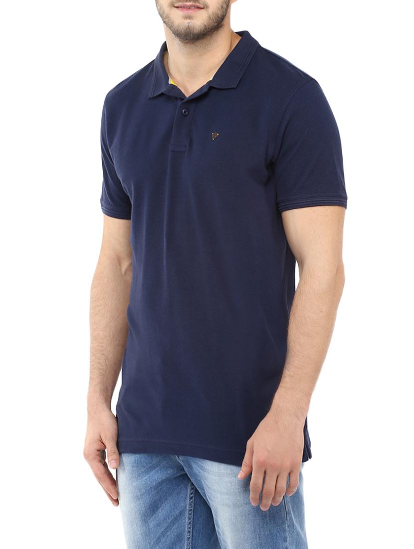 blue cotton t-shirt - 13834971 - Standard Image - 1