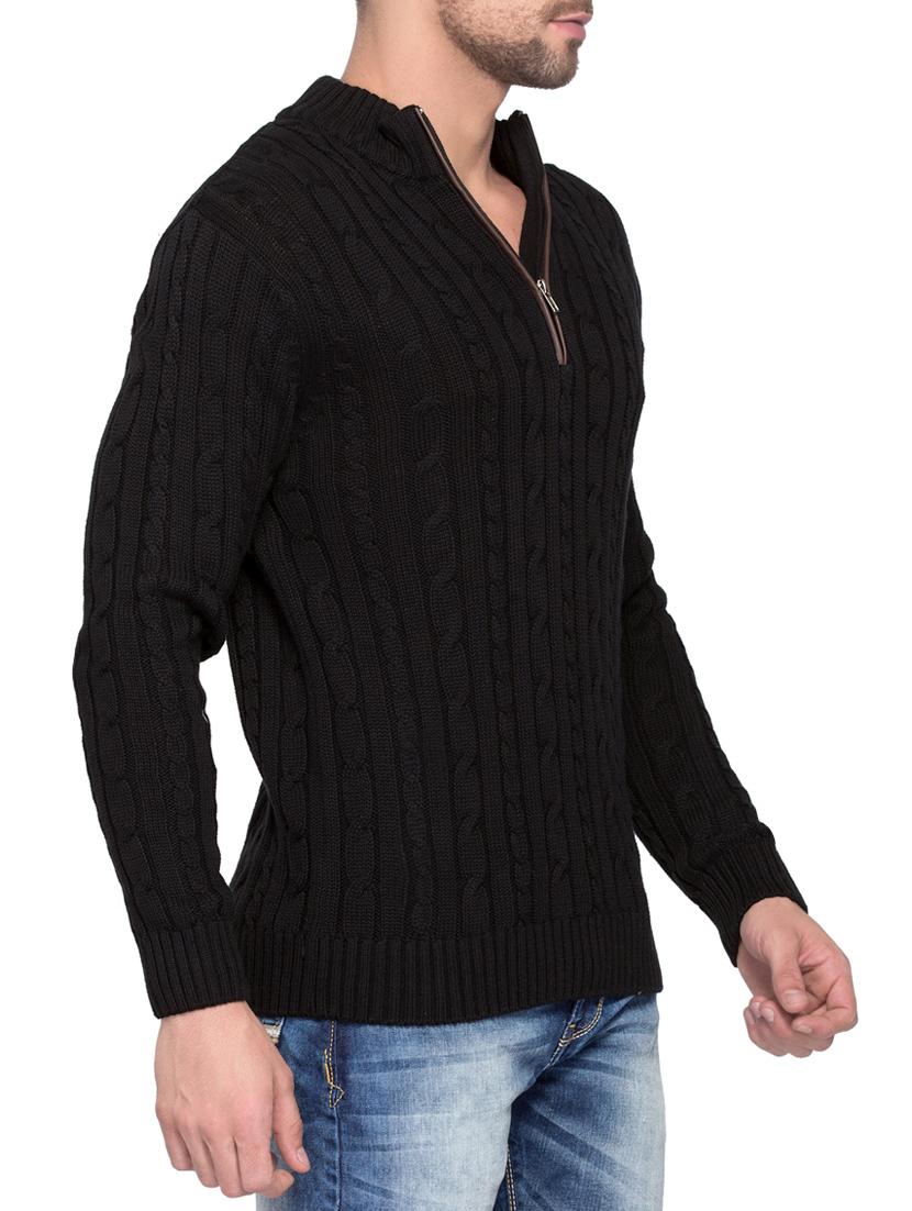 solid black cotton pullover - 13835017 -  Standard Image - 1