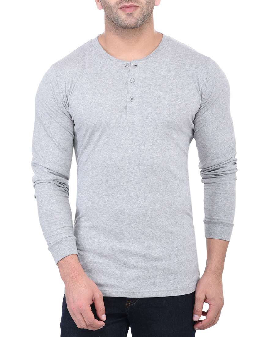 grey cotton t-shirt
