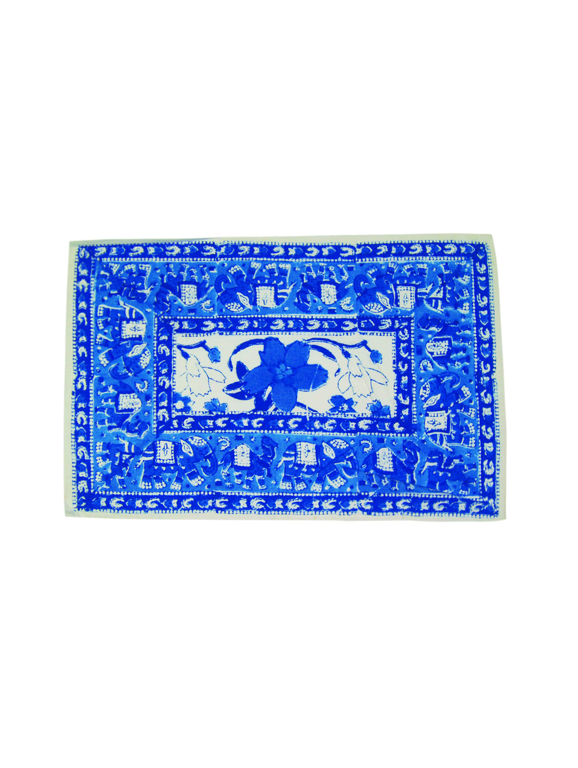 florals printed cotton table mat set of 6 pcs - 13838869 - Standard Image - 1