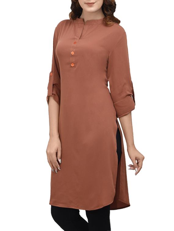 women's straight kurta - 13843043 -  Standard Image - 1