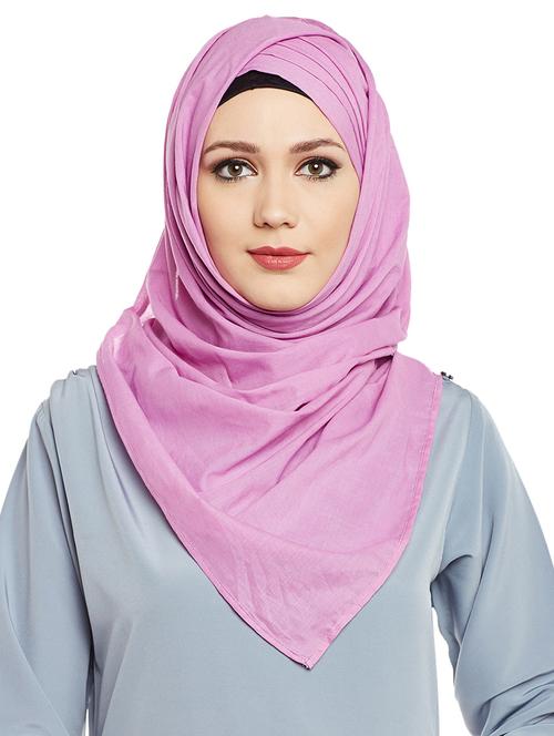 momin libas pink cotton scarf - 13847574 - Standard Image - 0