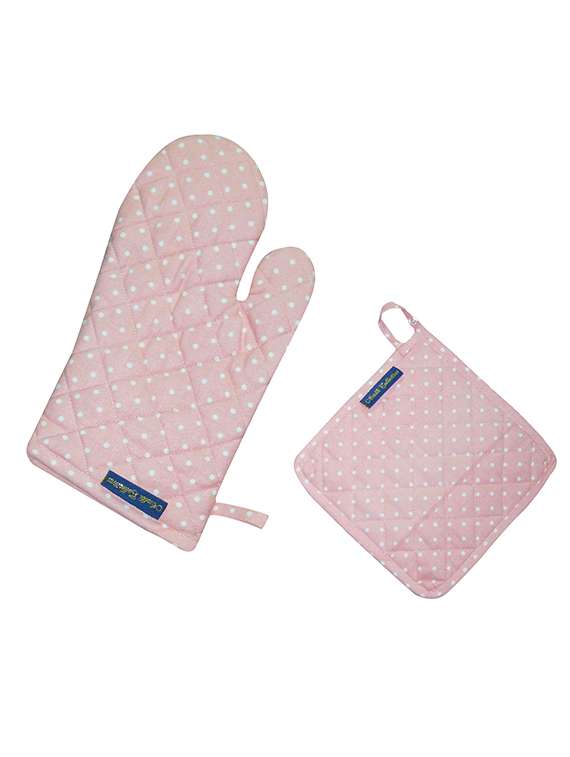 ambbi collection digitally printed mitton and pot holder