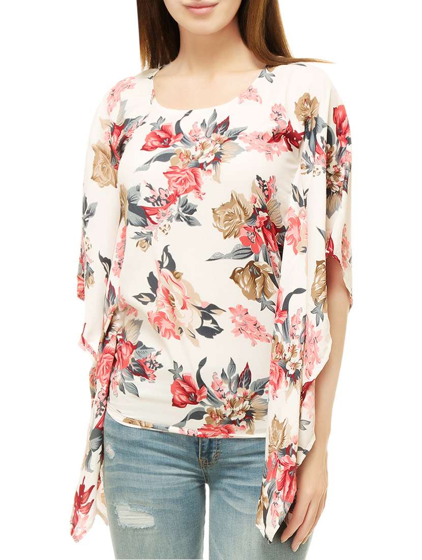  floral kaftan top 