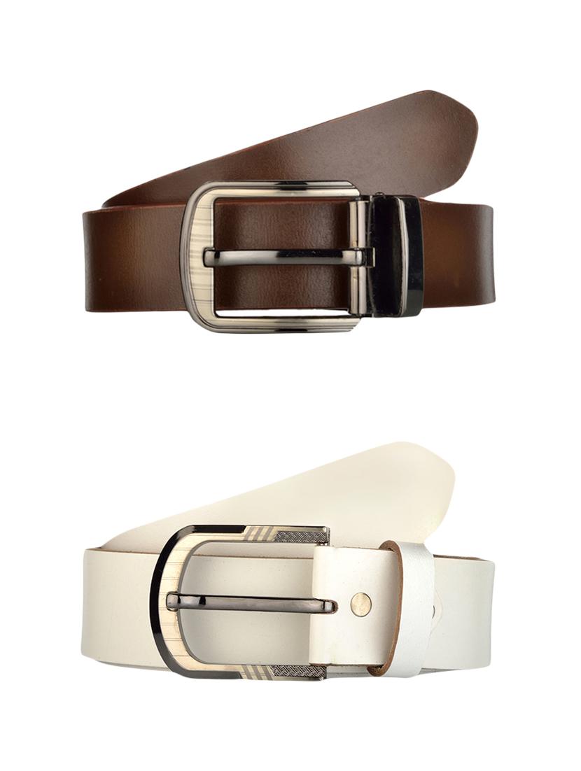 multi colored leather belt (set of 2) - 13850034 - Zoom Image - 0