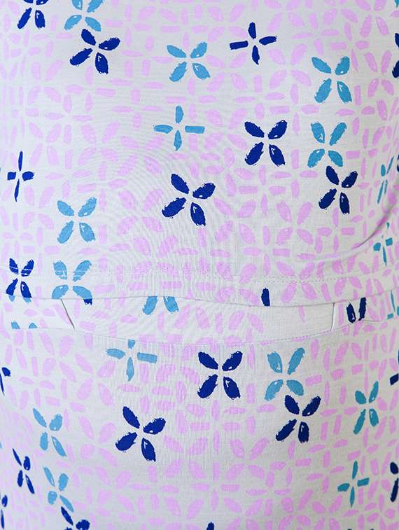 multi colored viscose maternity wear - 13853781 - Standard Image - 4