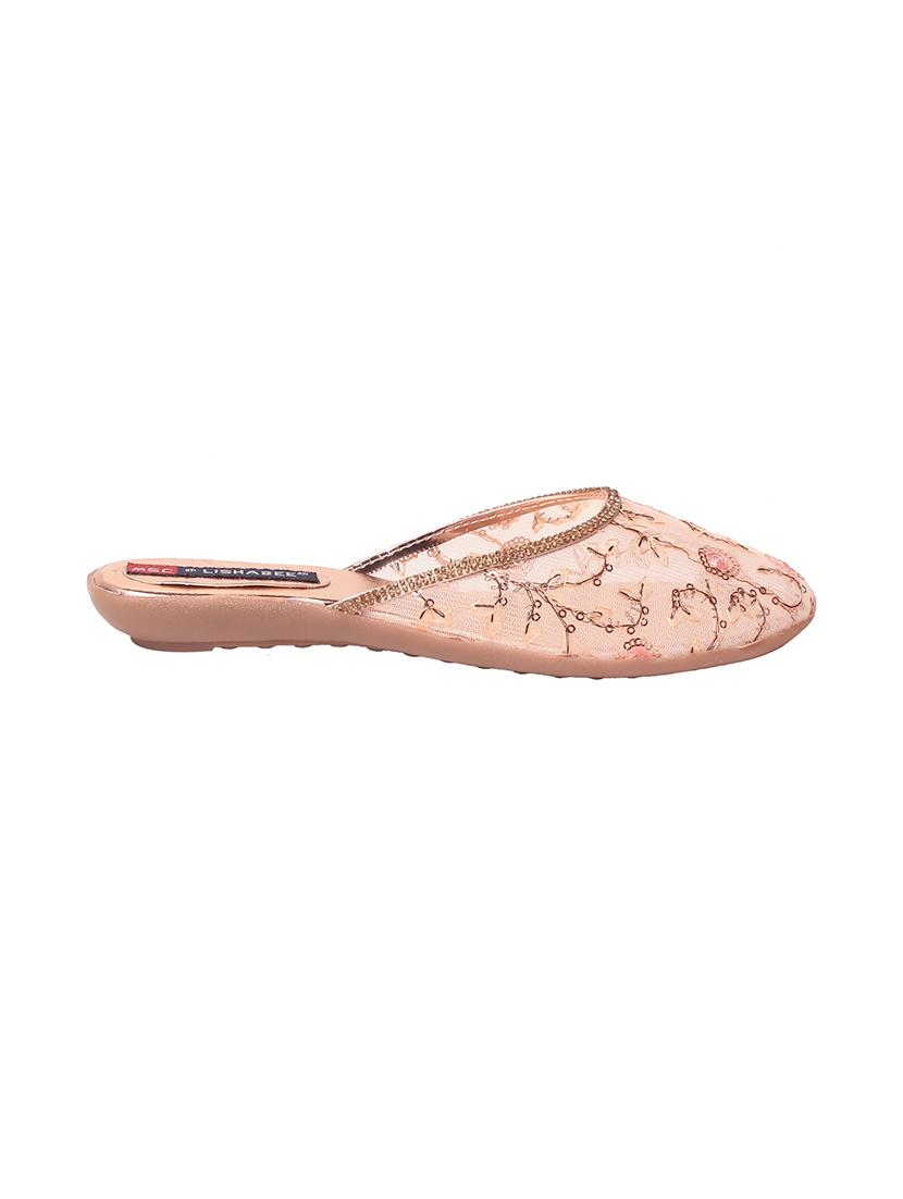 beige slip on jutis - 13855157 - Standard Image - 1