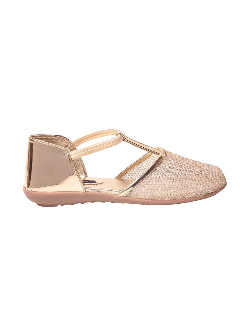 gold closed back  sandal - 13855176 -  Standard Image - 1