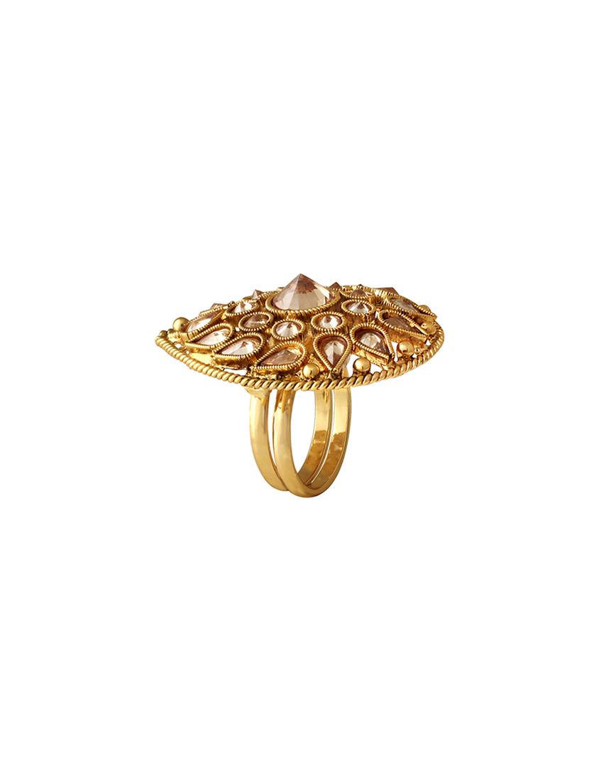 gold brass ring - 13855307 -  Standard Image - 1