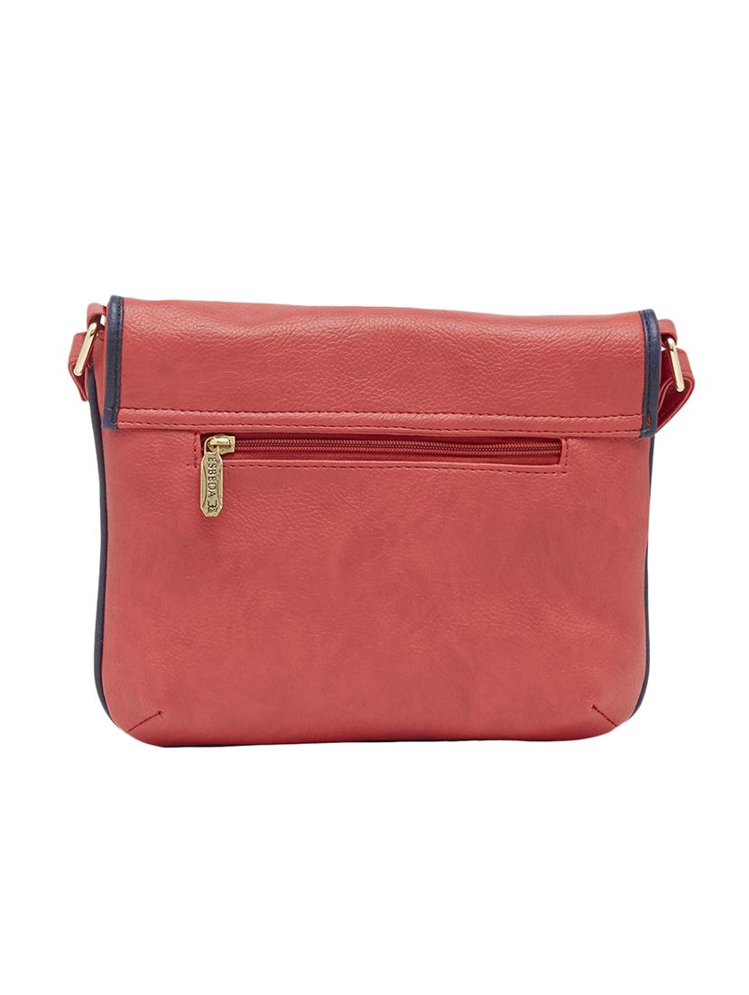 red leatherette regular sling bag - 13860108 - Standard Image - 1