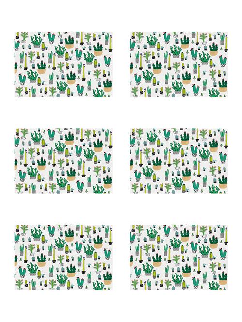 ambbi collections printed polyester set of 6 placemats - 13873517 -  Standard Image - 0