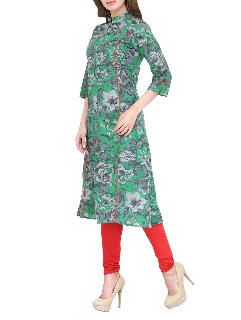 women's straight kurta - 13876808 -  Standard Image - 1