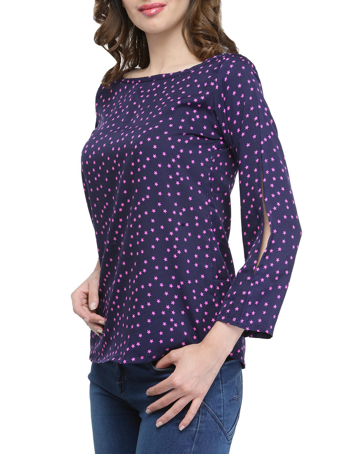women's straight boat neck top - 13876921 - Standard Image - 1