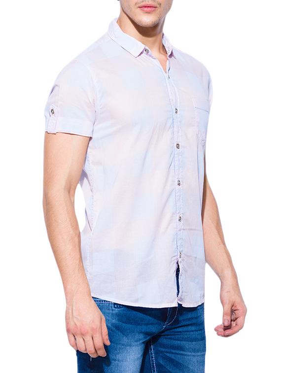 pink cotton casual shirt - 13900665 -  Standard Image - 1