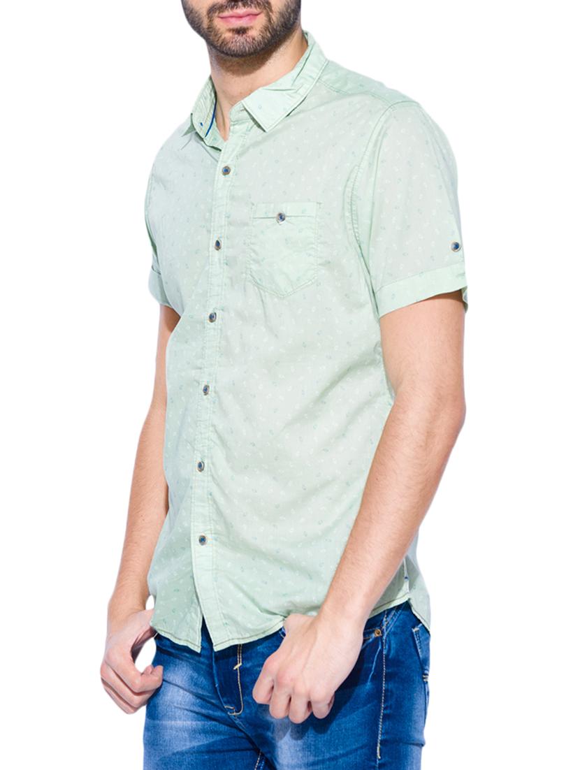 light blue cotton casual shirt - 13900715 - Standard Image - 1