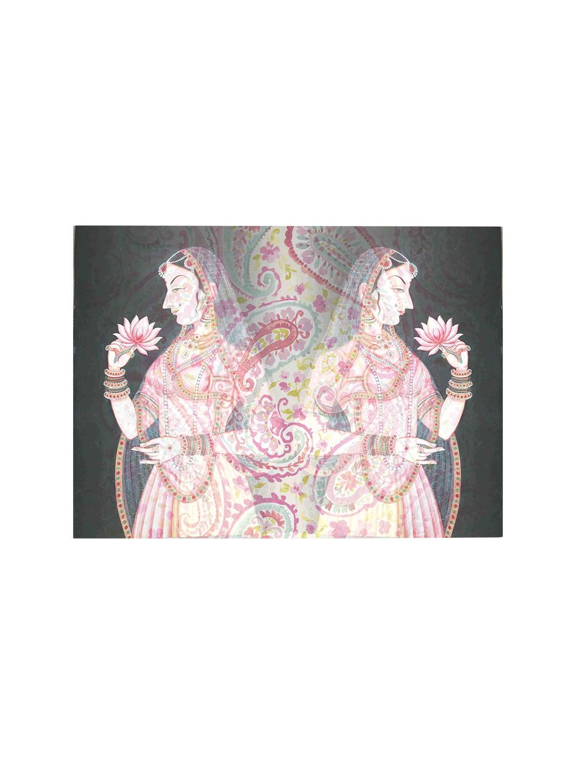 ambbi collections printed polyester table mat set of 6 pcs - 13902738 -  Standard Image - 1