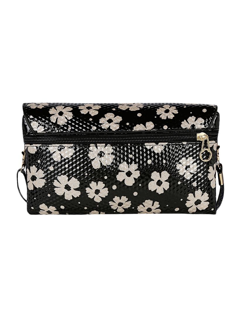 black leatherette purse - 13916865 - Standard Image - 1
