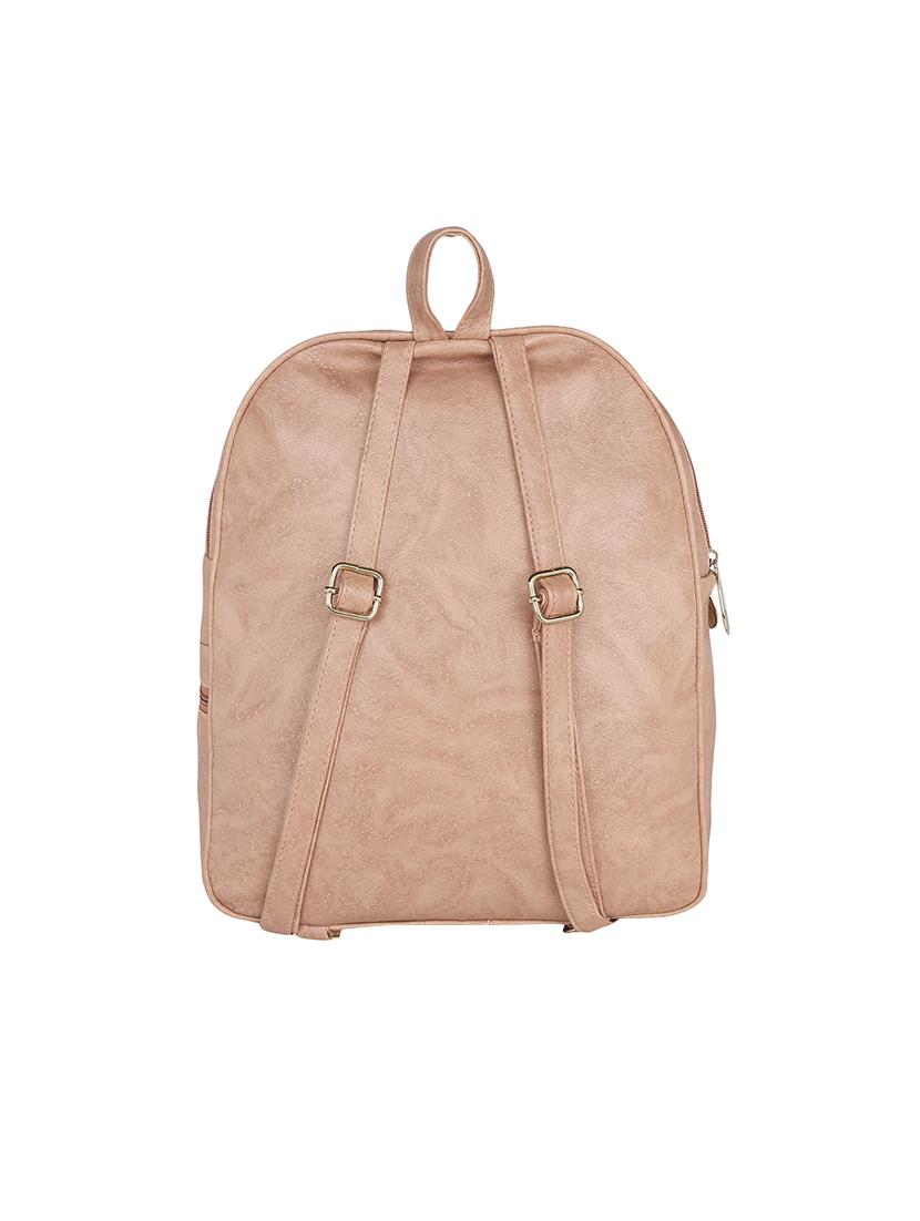 orange leatherette backpack - 13916969 - Standard Image - 1