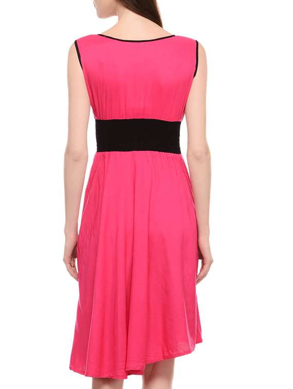 women's asymmetric solid dress - 13927486 -  Standard Image - 1
