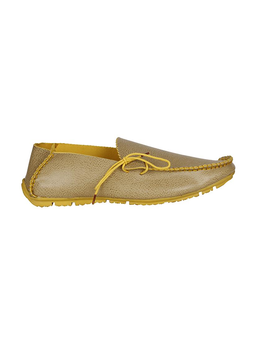 beige leatherette casual slipon - 13936571 -  Standard Image - 1