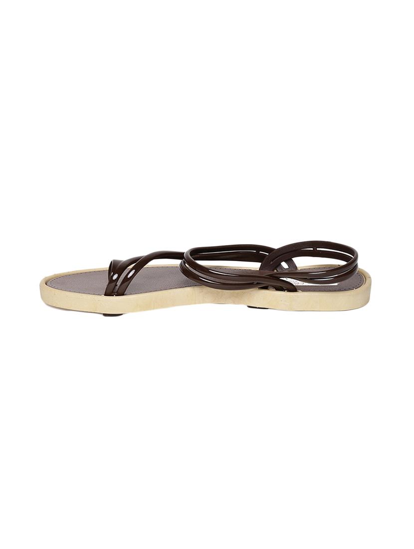 brown back strap  sandal - 13942078 -  Standard Image - 1