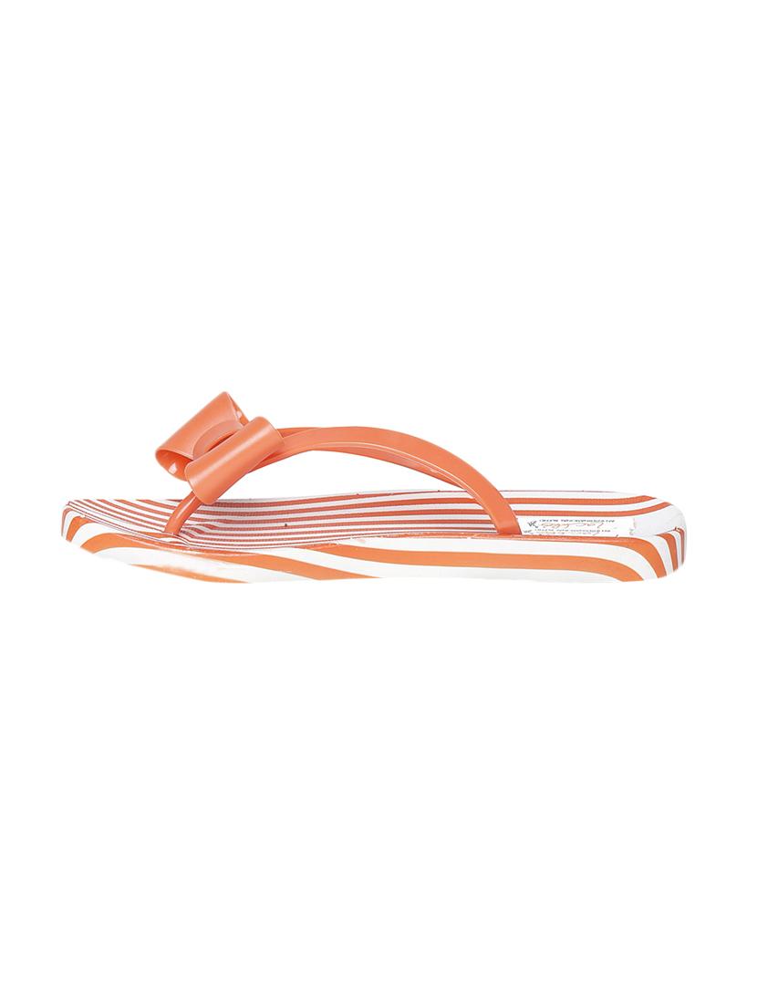 orange rubber flip flop - 13942115 - Standard Image - 1