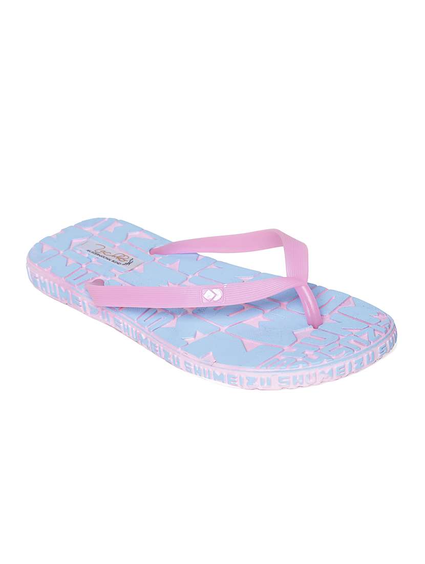 light blue rubber flip flop - 13942138 -  Standard Image - 1