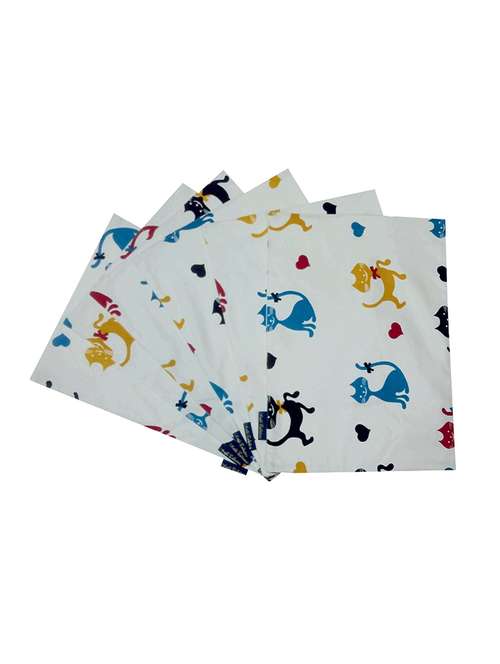 printed cotton set of 6 table mat - 13946237 - Standard Image - 0