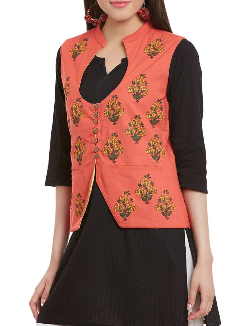 orange cotton jacket - 13947176 - Standard Image - 1