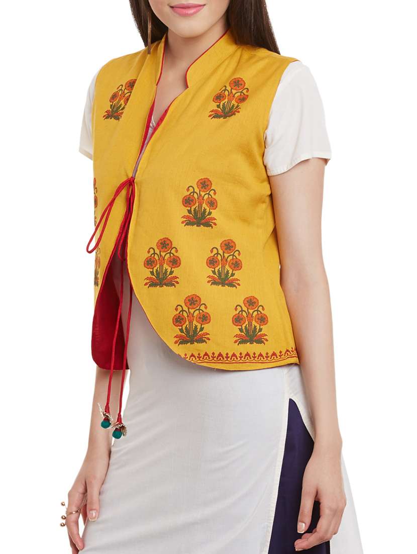 yellow cotton jacket - 13947184 -  Standard Image - 1