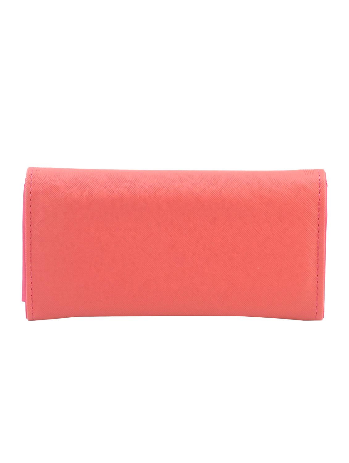 orange leatherette clutch - 13947980 - Standard Image - 1