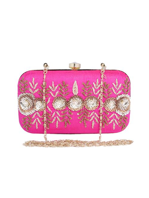 pink metal  clutch - 13949080 -  Standard Image - 0