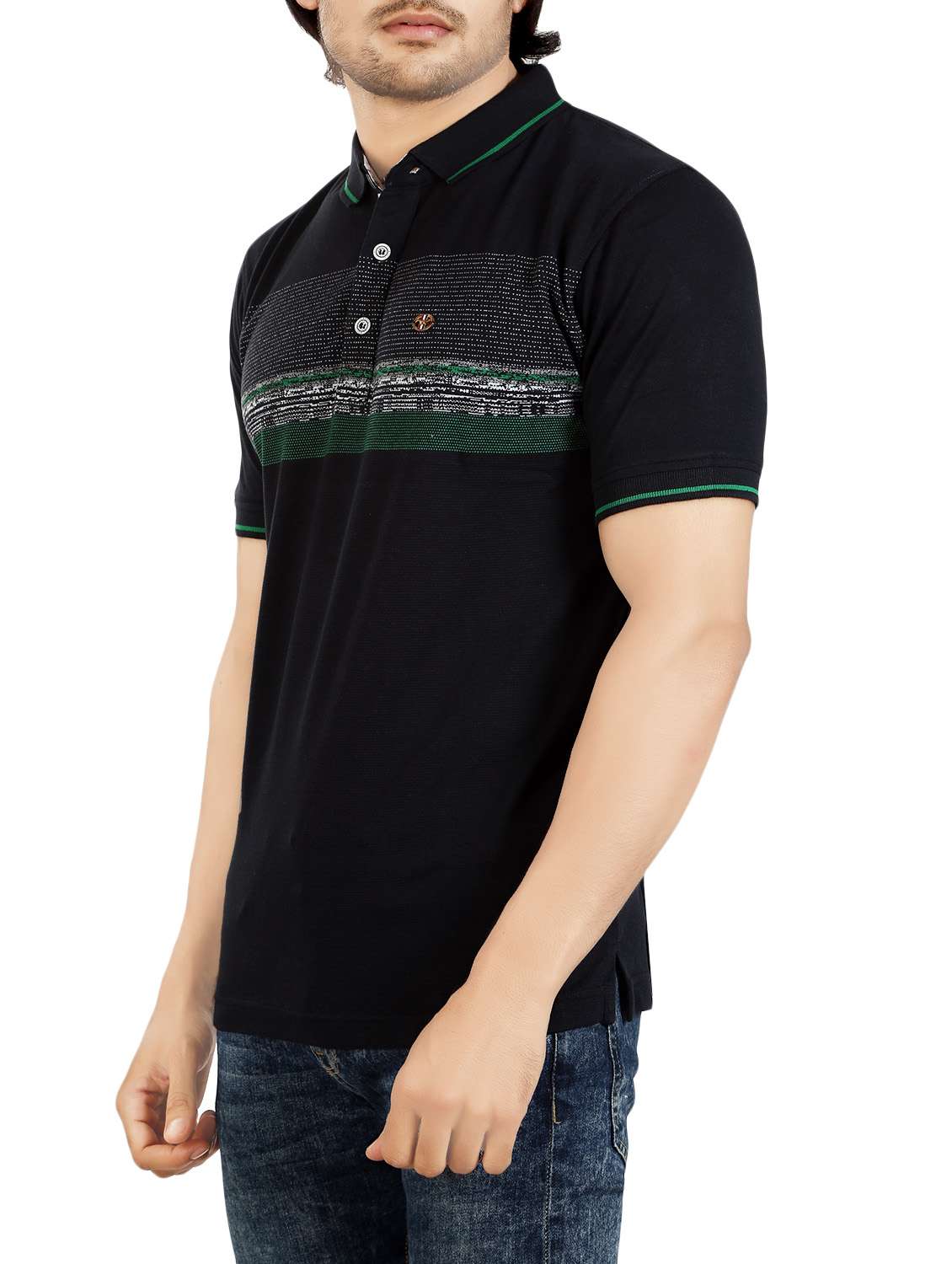 navy blue cotton t-shirt - 13959717 -  Standard Image - 1