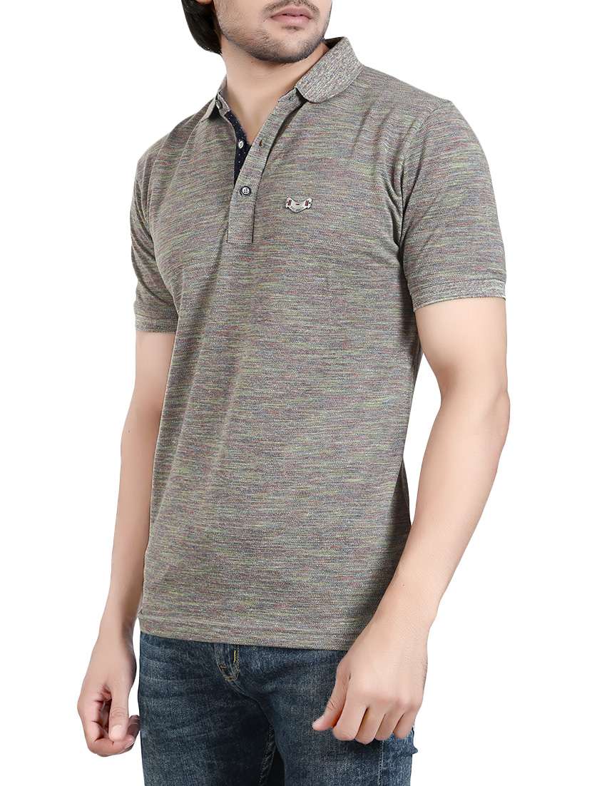 grey cotton t-shirt - 13959731 - Standard Image - 1