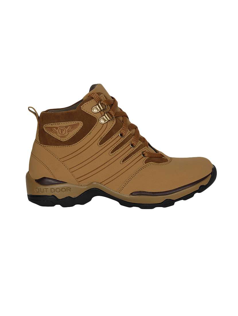 brown leatherette low ankle boot - 13959867 -  Standard Image - 1