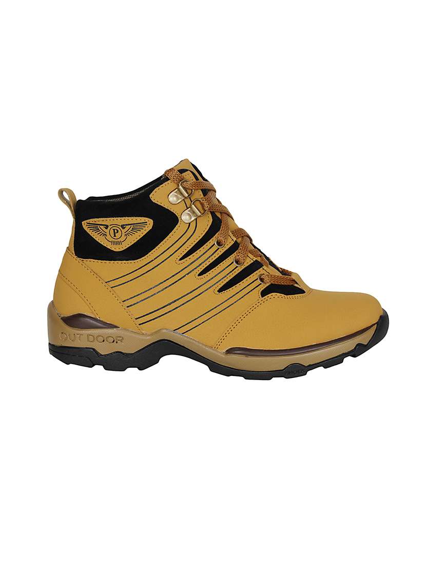 tan leatherette low ankle boot - 13959868 -  Standard Image - 1