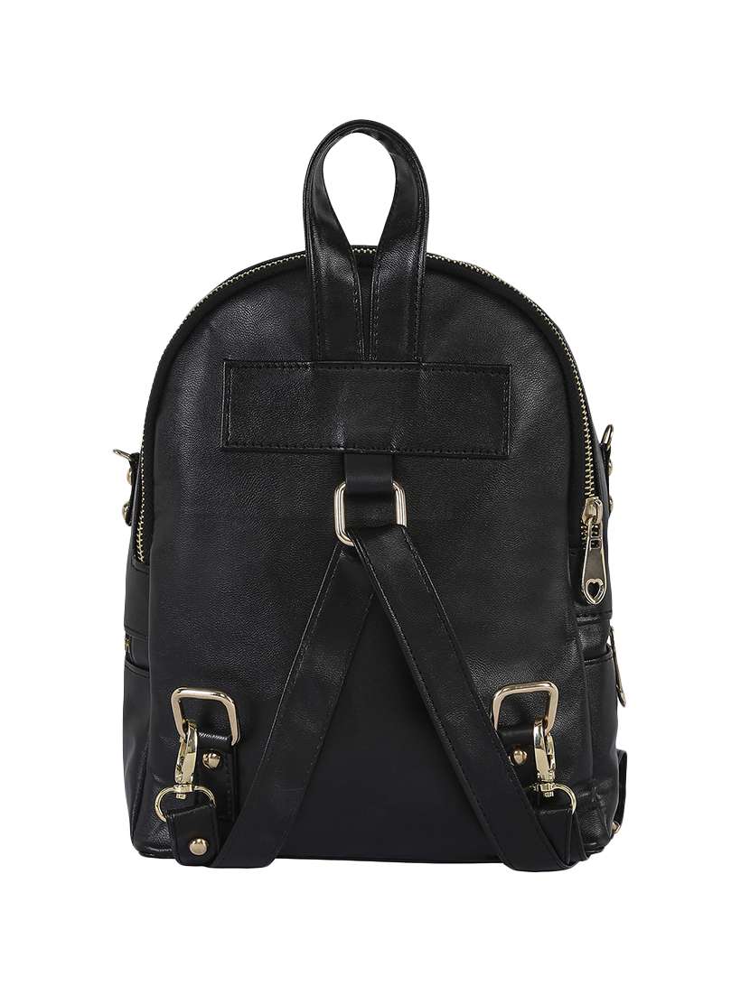 black leatherette  regular backpack - 13961507 -  Standard Image - 1