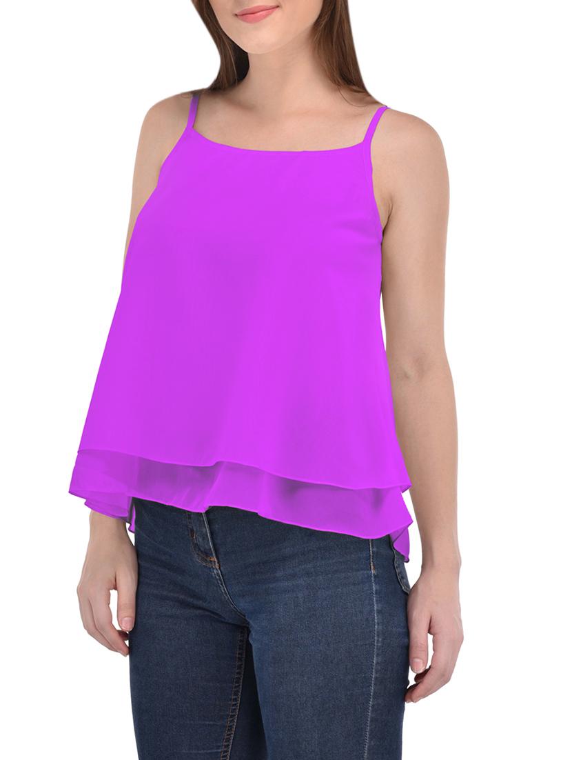 cami neck layered top - 13961933 - Standard Image - 1