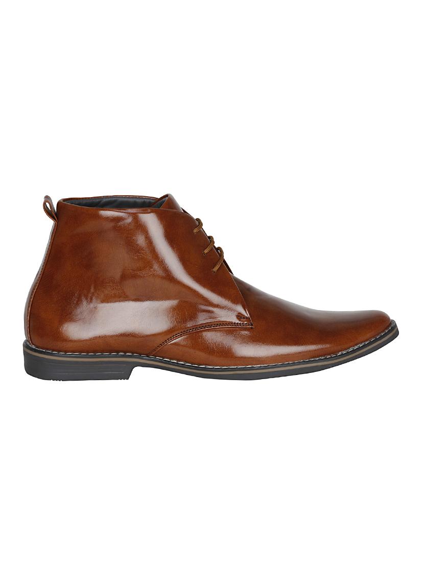tan leather low ankle boot - 13962097 - Standard Image - 1